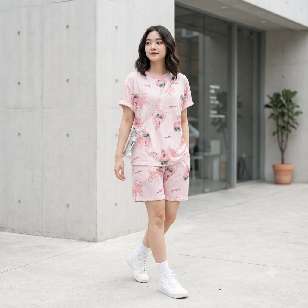 🔥 Oversized T-Shirt & Shorts Set – ₹320 🔥