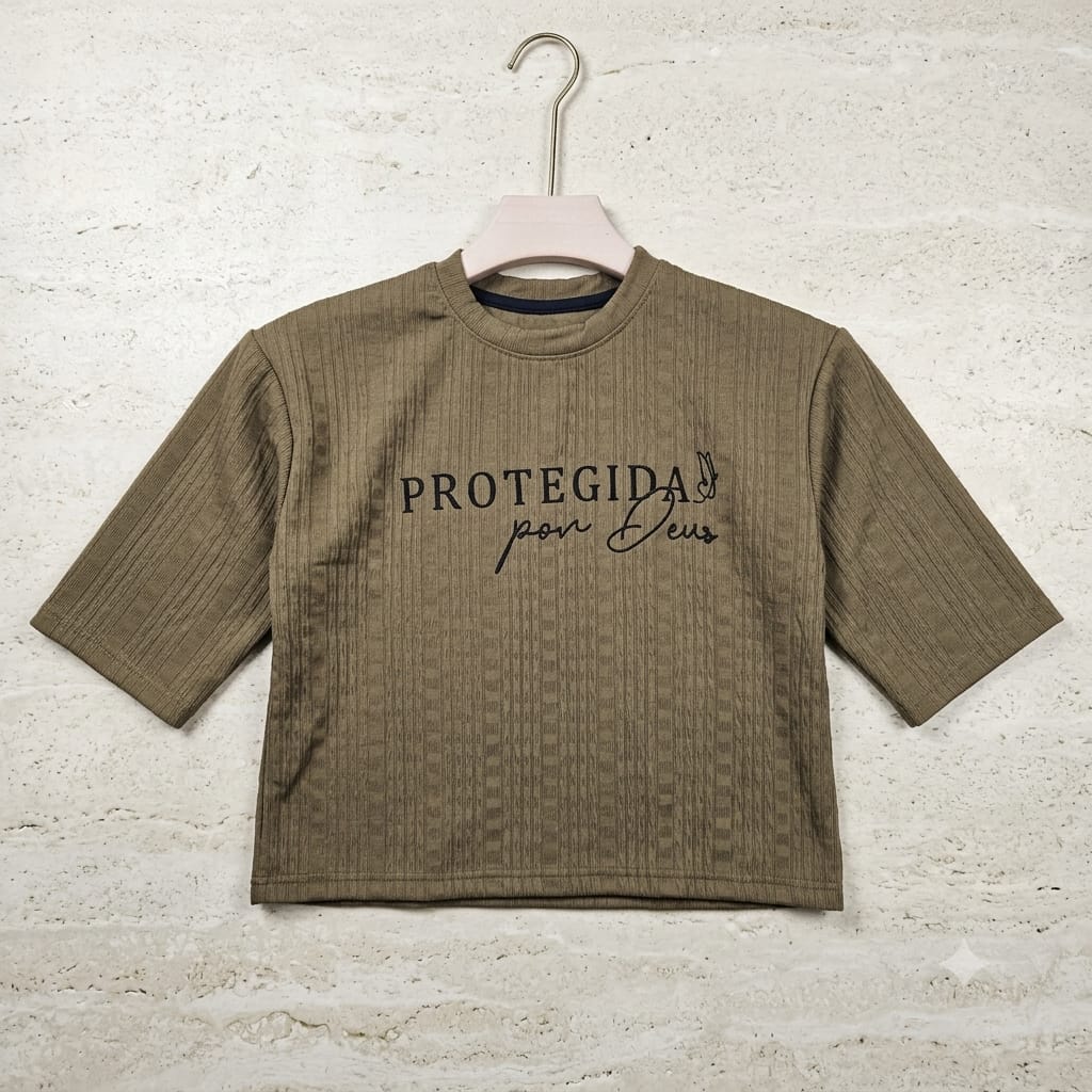 Crop T-Shirt ₹99 | Popcorn Fabric | S–XL