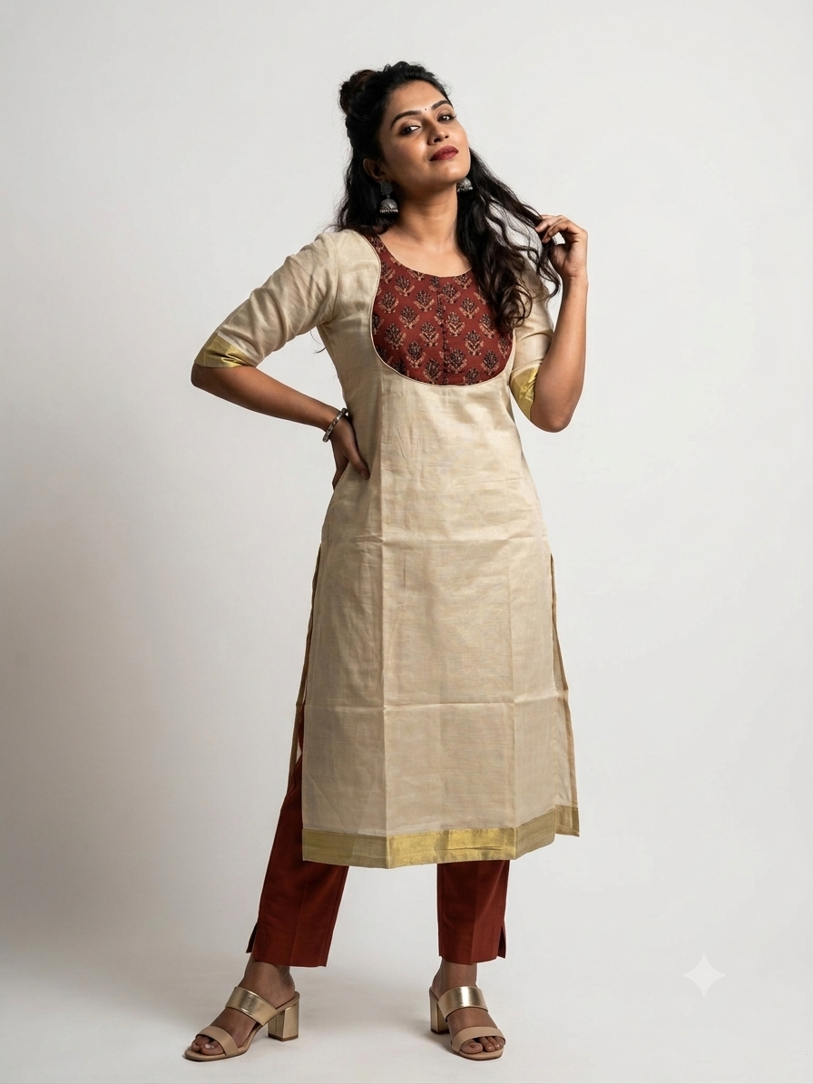 Onam kurtis